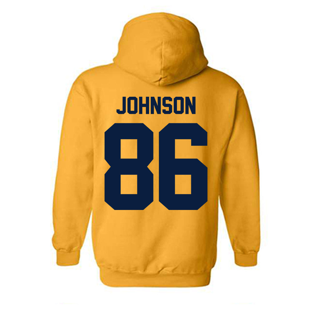 Michigan - NCAA Football : Travis Johnson - Classic Shersey Hooded Sweatshirt-3