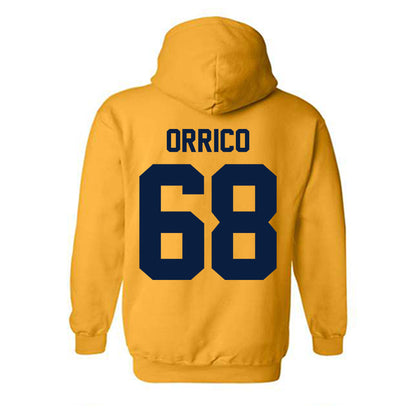 Michigan - NCAA Men's Ice Hockey : Josh Orrico - Classic Shersey Hooded Sweatshirt-1
