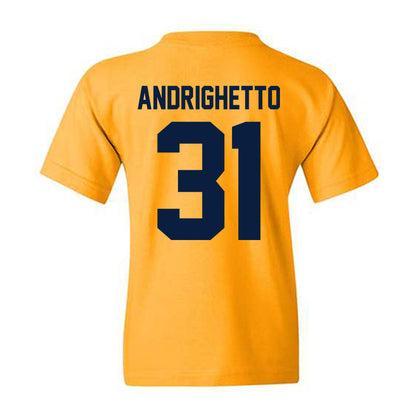 Michigan - NCAA Football : Nico Andrighetto - Classic Shersey Youth T-Shirt-3