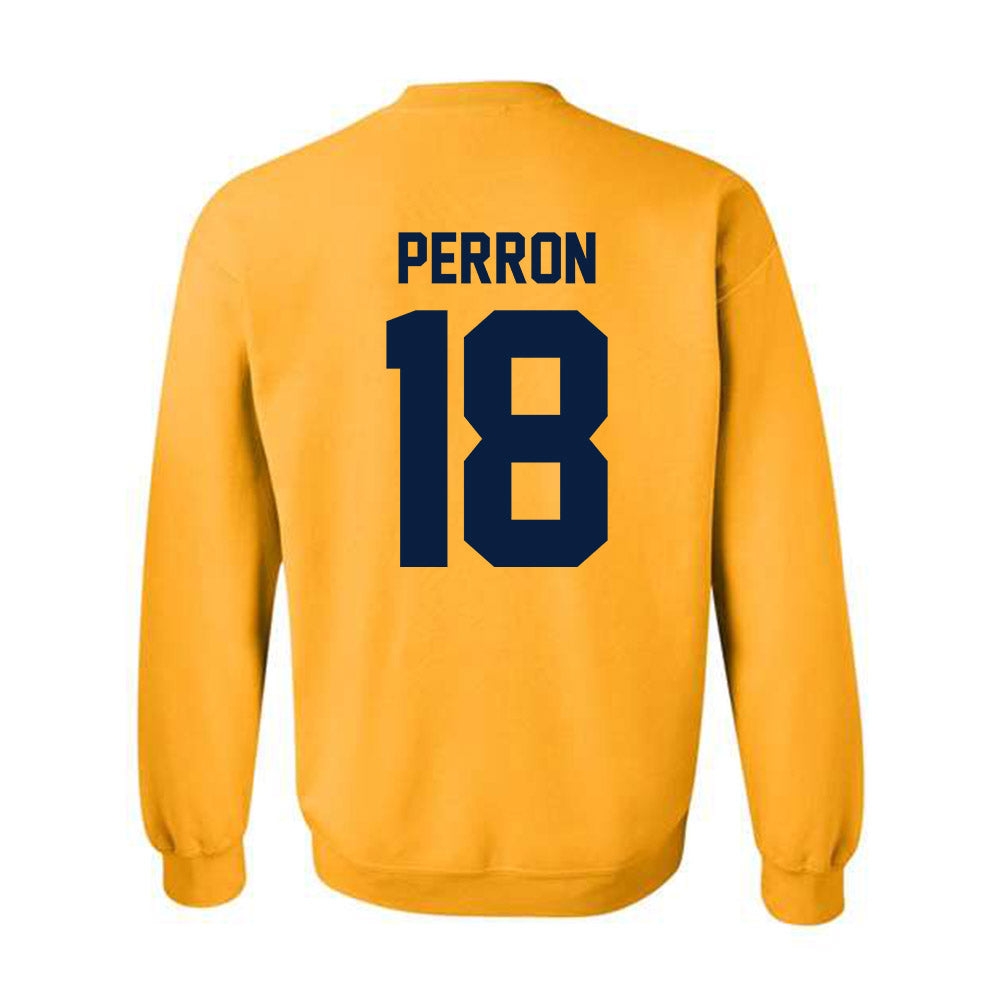 Michigan - NCAA Men's Ice Hockey : Jayden Perron - Classic Shersey Crewneck Sweatshirt-1