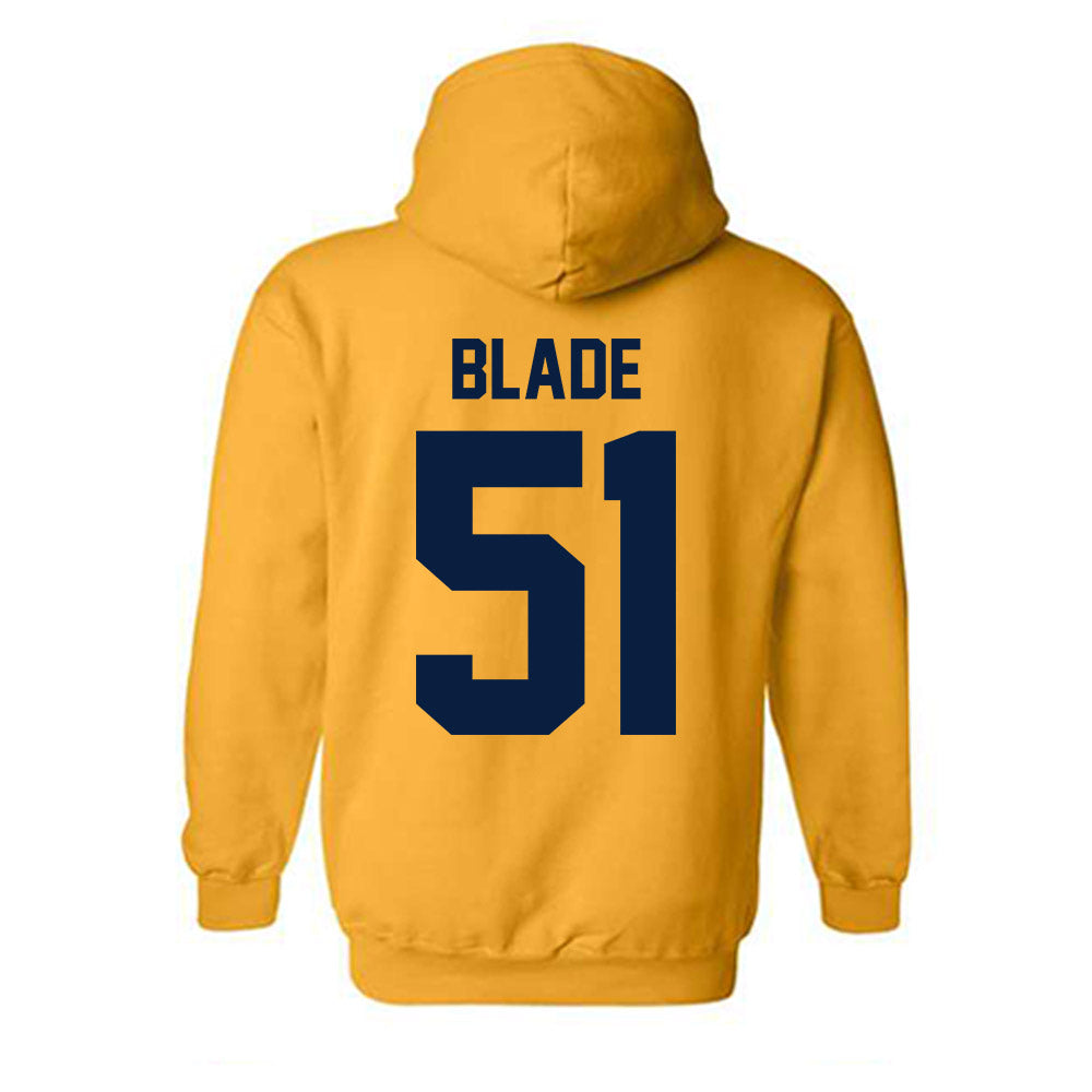 Michigan - NCAA Football : McHale Blade - Classic Shersey Hooded Sweatshirt-3