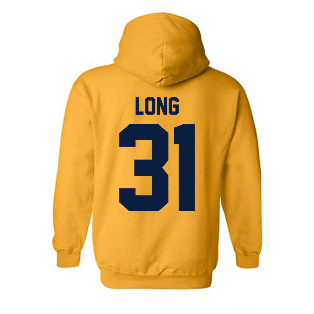 Michigan - NCAA Men's Lacrosse : Jack Long - Classic Shersey Hooded Sweatshirt-3