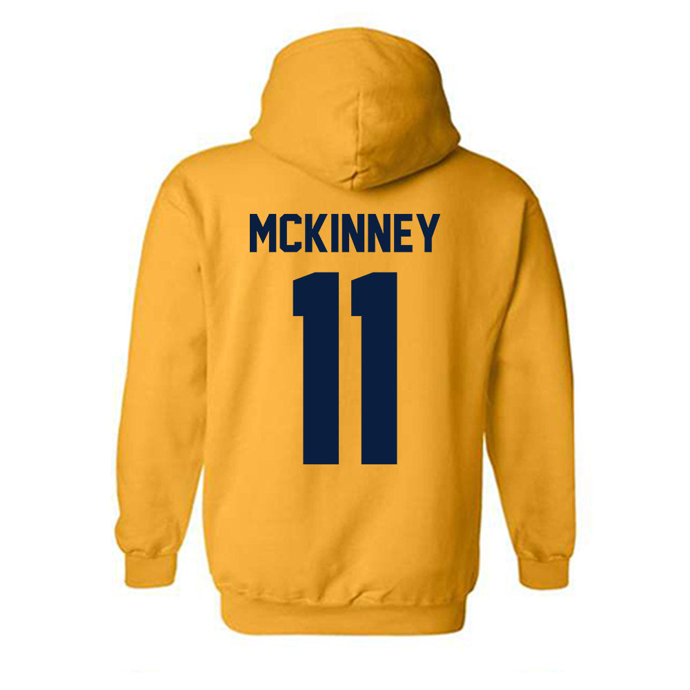 Michigan - NCAA Men's Ice Hockey : Cole McKinney - Classic Shersey Hooded Sweatshirt-1