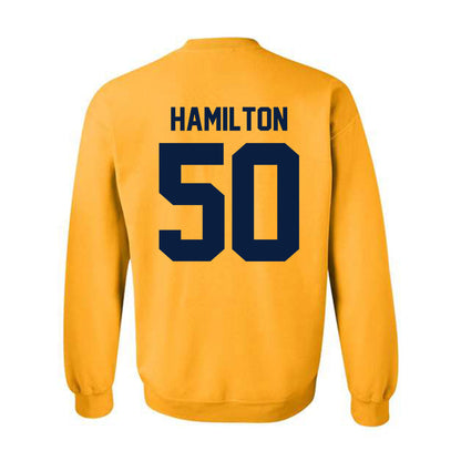 Michigan - NCAA Football : Luke Hamilton - Classic Shersey Crewneck Sweatshirt-1