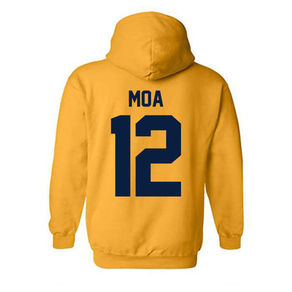 Michigan - NCAA Football : Salesi Moa - Classic Shersey Hooded Sweatshirt-3