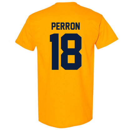 Michigan - NCAA Men's Ice Hockey : Jayden Perron - Classic Shersey T-Shirt-1