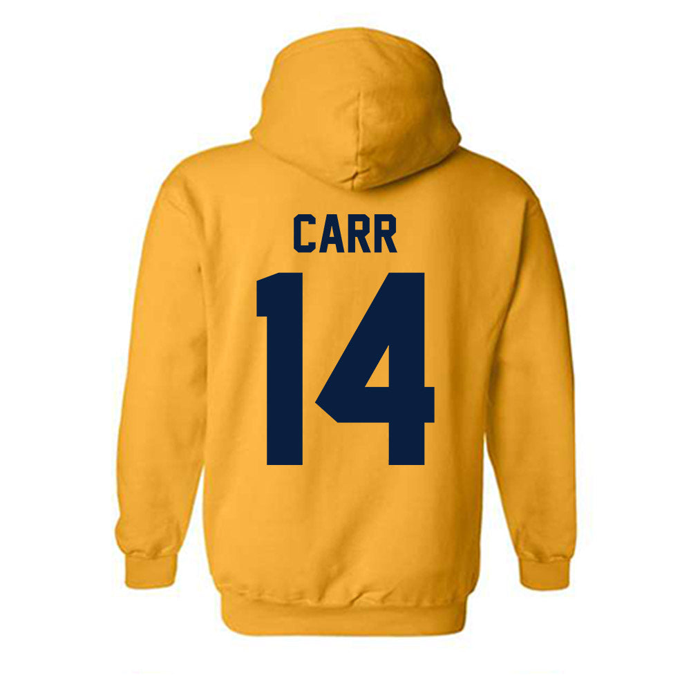 Michigan - NCAA Football : Tommy Carr - Classic Shersey Hooded Sweatshirt-3