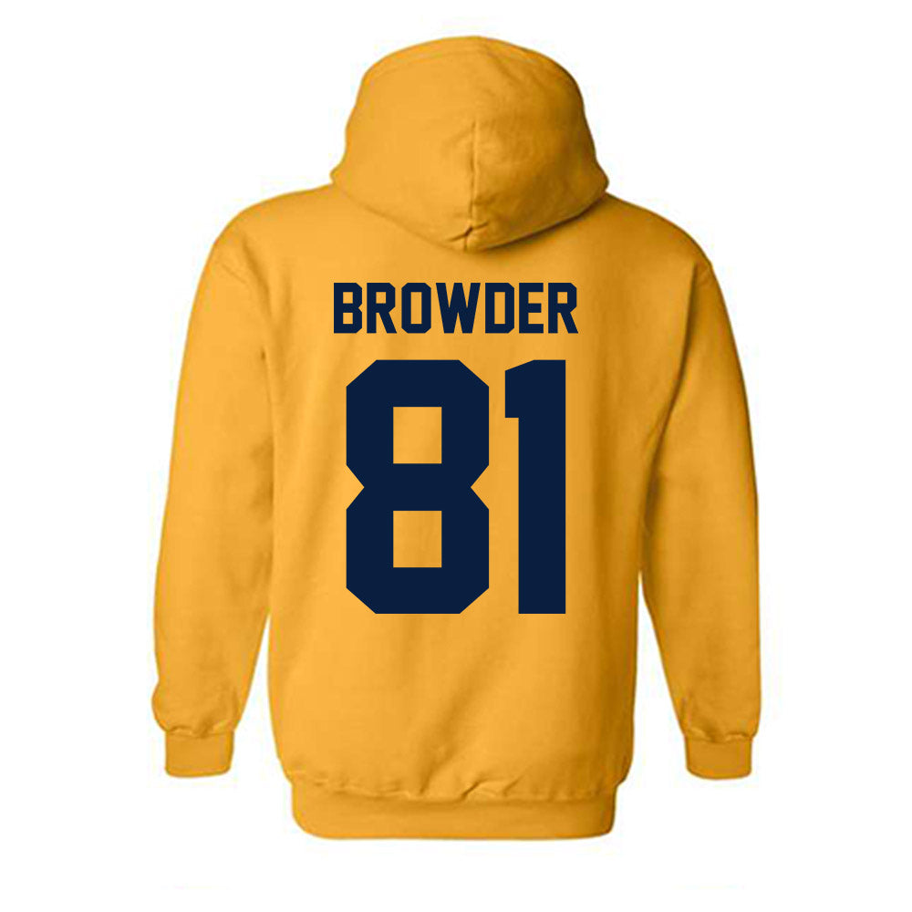 Michigan - NCAA Football : Jamar Browder - Classic Shersey Hooded Sweatshirt-1