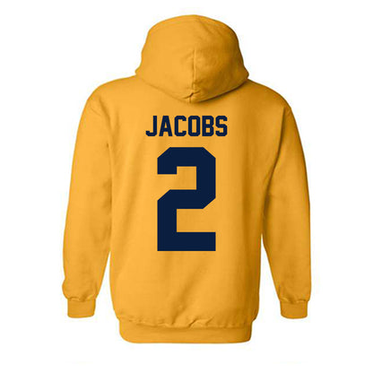 Michigan - NCAA Women's Volleyball : Allison Jacobs - Classic Shersey Hooded Sweatshirt-3