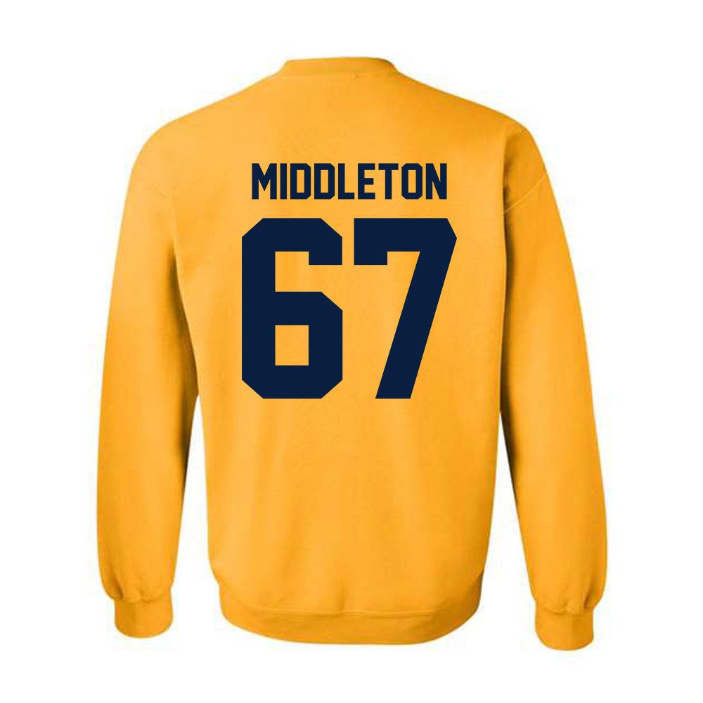 Michigan - NCAA Football : Trent Middleton - Classic Shersey Crewneck Sweatshirt-3