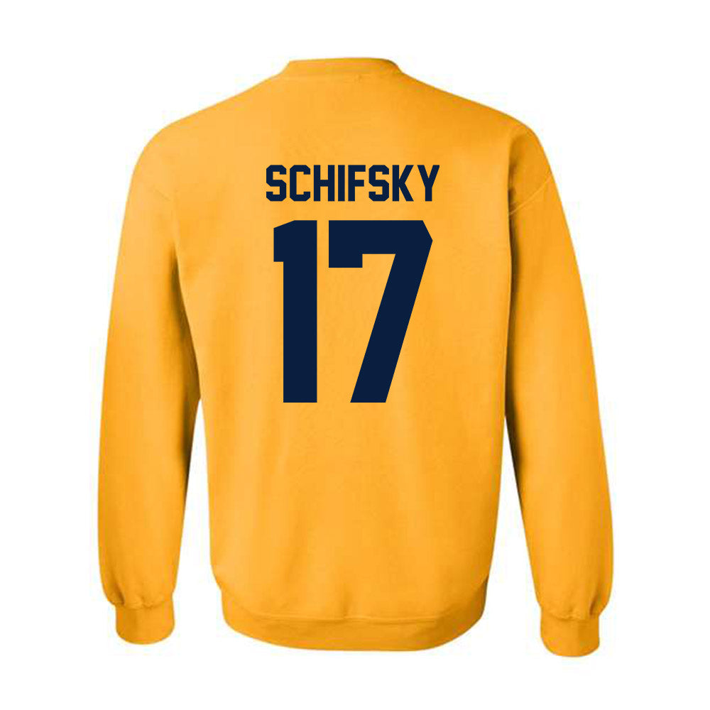 Michigan - NCAA Men's Ice Hockey : Garrett Schifsky - Classic Shersey Crewneck Sweatshirt-1