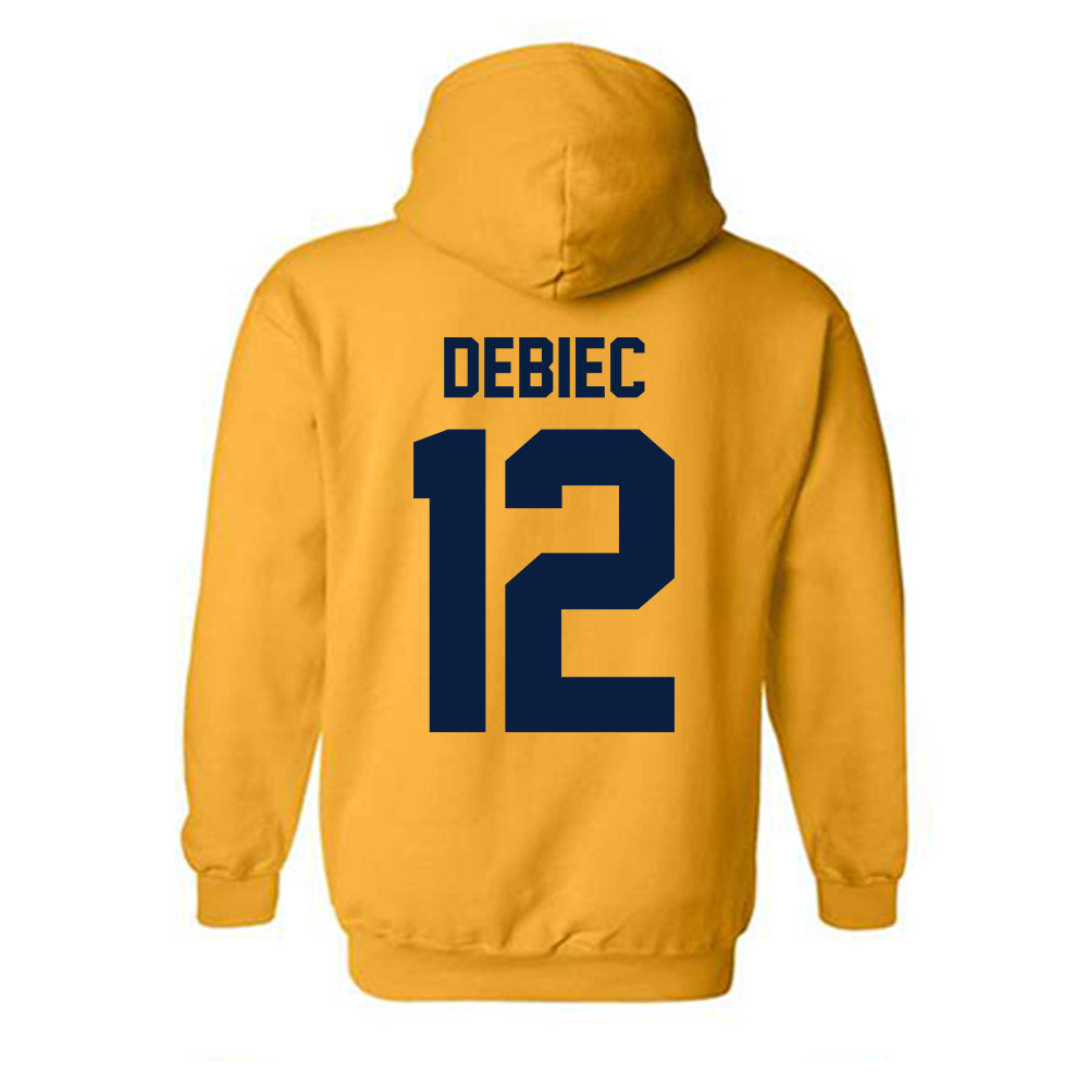 Michigan - NCAA Baseball : Max Debiec - Classic Shersey Hooded Sweatshirt-3