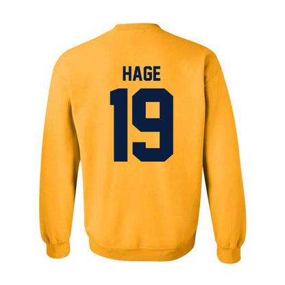 Michigan - NCAA Men's Ice Hockey : Michael Hage - Classic Shersey Crewneck Sweatshirt-1