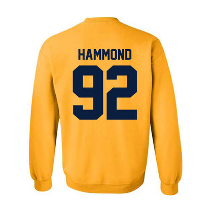 Michigan - NCAA Football : Ted Hammond - Classic Shersey Crewneck Sweatshirt-1