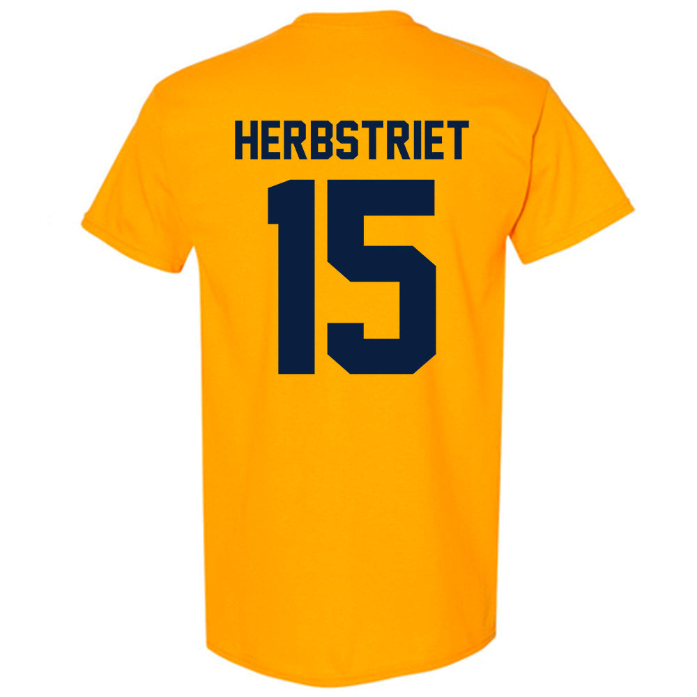 Michigan - NCAA Football : Chase Herbstriet - Classic Shersey T-Shirt-3