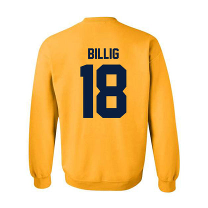 Michigan - NCAA Men's Lacrosse : Carson Billig - Classic Shersey Crewneck Sweatshirt-3