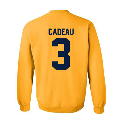 Michigan - NCAA Men's Basketball : Elliot Cadeau - Classic Shersey Crewneck Sweatshirt-3