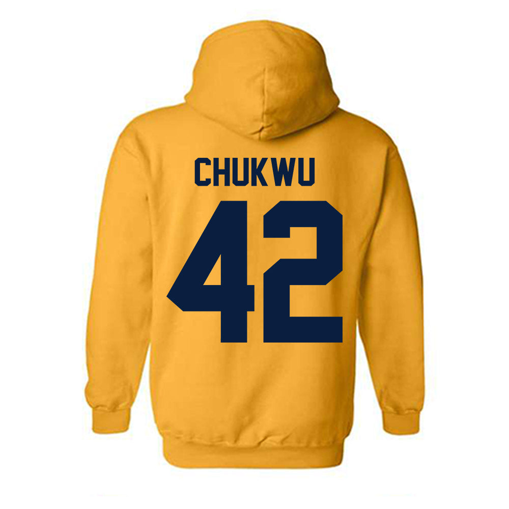 Michigan - NCAA Football : Jeffrey Chukwu - Classic Shersey Hooded Sweatshirt-1