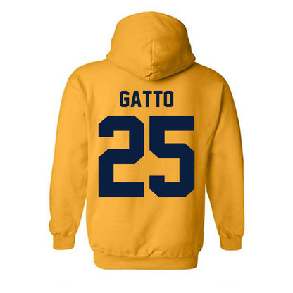 Michigan - NCAA Men's Lacrosse : Alex Gatto - Classic Shersey Hooded Sweatshirt-3