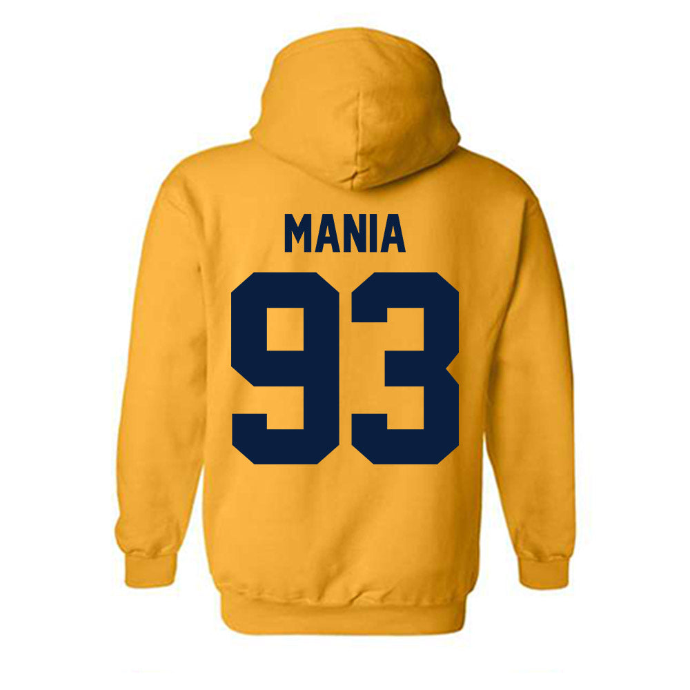 Michigan - NCAA Men's Ice Hockey : Matthew Mania - Classic Shersey Hooded Sweatshirt-1