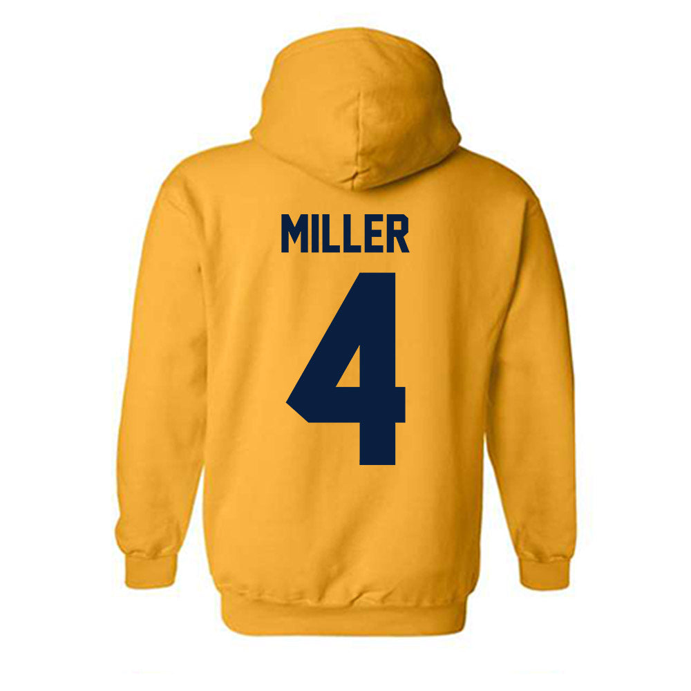 Michigan - NCAA Baseball : Noah Miller - Classic Shersey Hooded Sweatshirt-1