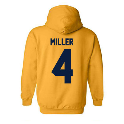 Michigan - NCAA Baseball : Noah Miller - Classic Shersey Hooded Sweatshirt-1