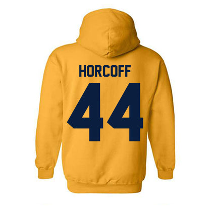 Michigan - NCAA Men's Ice Hockey : Will Horcoff - Classic Shersey Hooded Sweatshirt-1