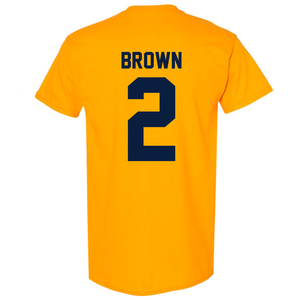 Michigan - NCAA Women's Basketball : Macy Brown - Classic Shersey T-Shirt-1