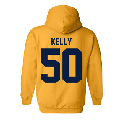 Michigan - NCAA Men's Lacrosse : Michael Kelly - Classic Shersey Hooded Sweatshirt-3