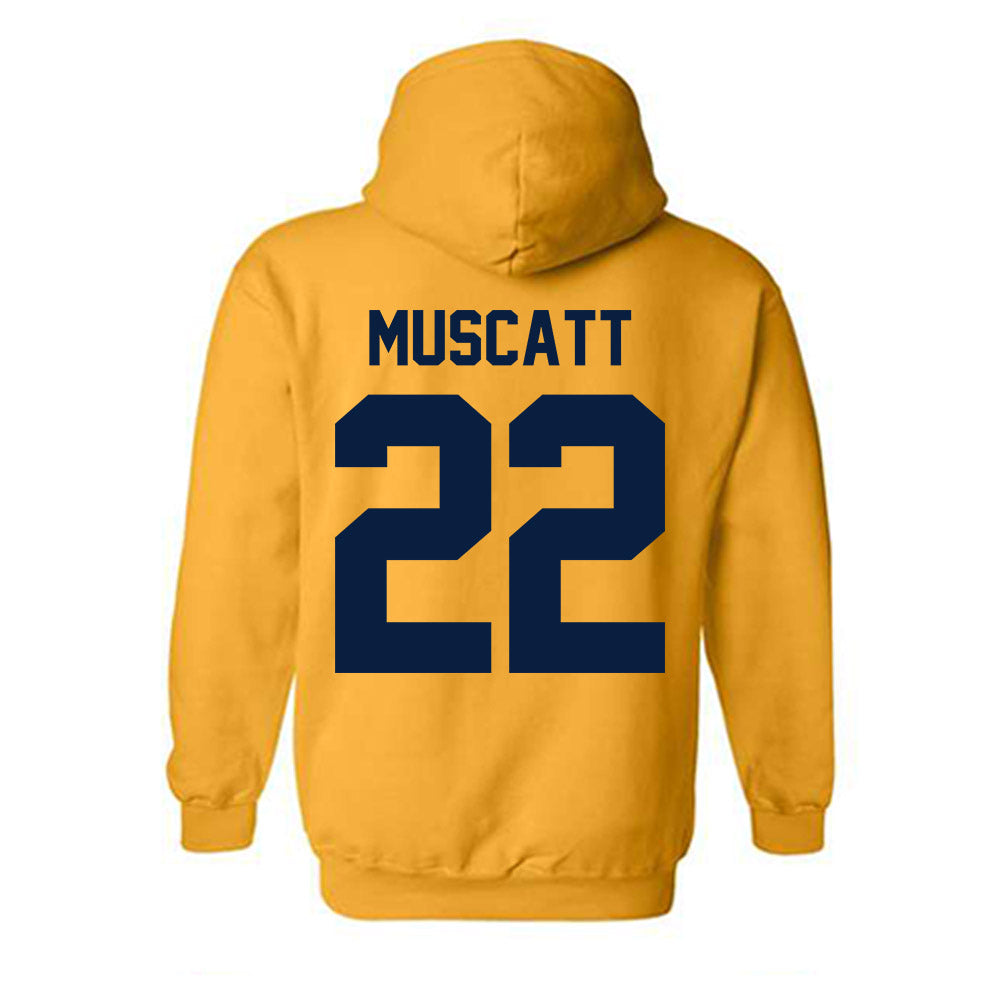 Michigan - NCAA Men's Ice Hockey : Kason Muscatt - Classic Shersey Hooded Sweatshirt-1