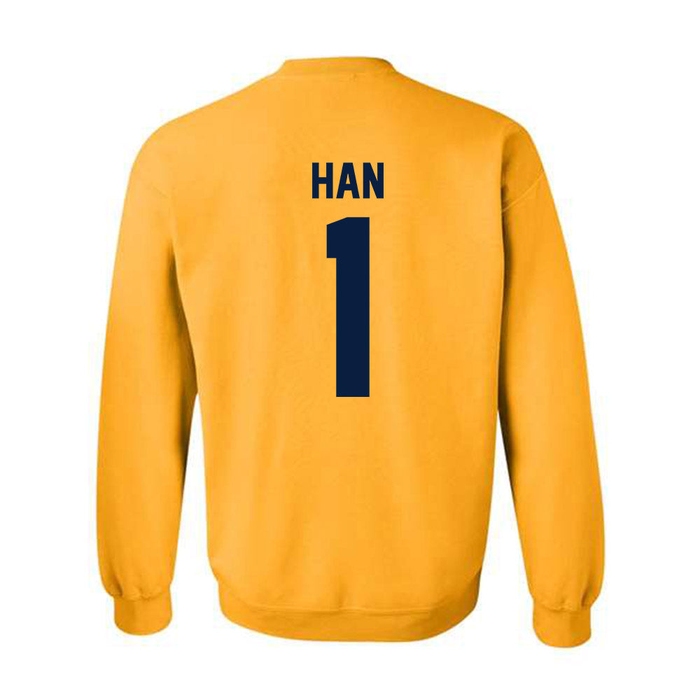 Michigan - NCAA Men's Lacrosse : Matt Han - Classic Shersey Crewneck Sweatshirt-3