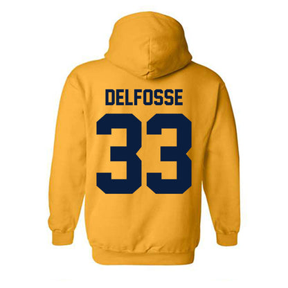 Michigan - NCAA Women's Basketball : Te'Yala Delfosse - Classic Shersey Hooded Sweatshirt-1