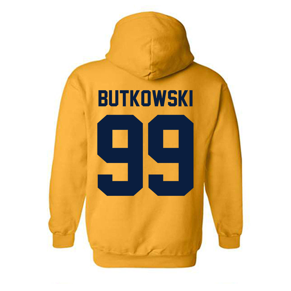 Michigan - NCAA Football : Trey Butkowski - Classic Shersey Hooded Sweatshirt-3