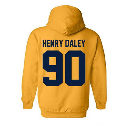 Michigan - NCAA Football : John Henry Daley - Classic Shersey Hooded Sweatshirt-3