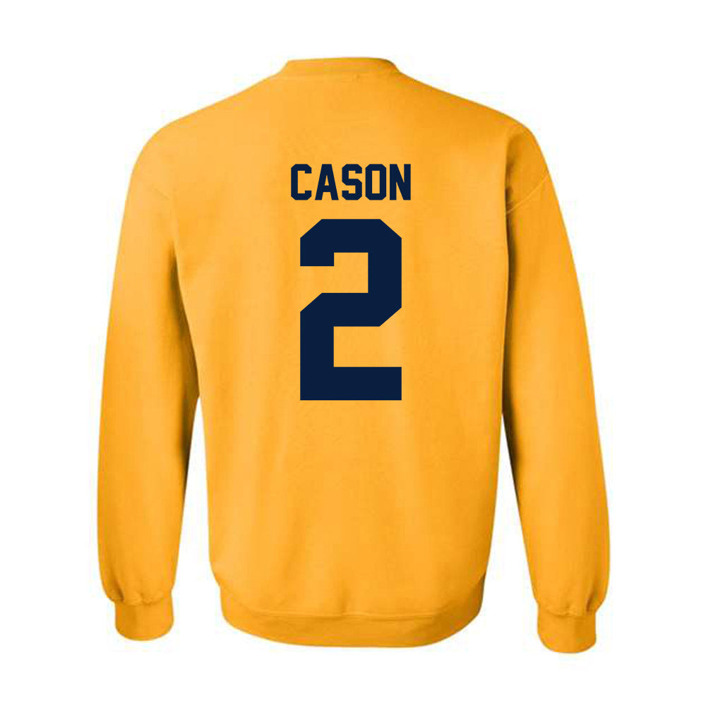 Michigan - NCAA Men's Basketball : Lorenzo Cason - Classic Shersey Crewneck Sweatshirt-3