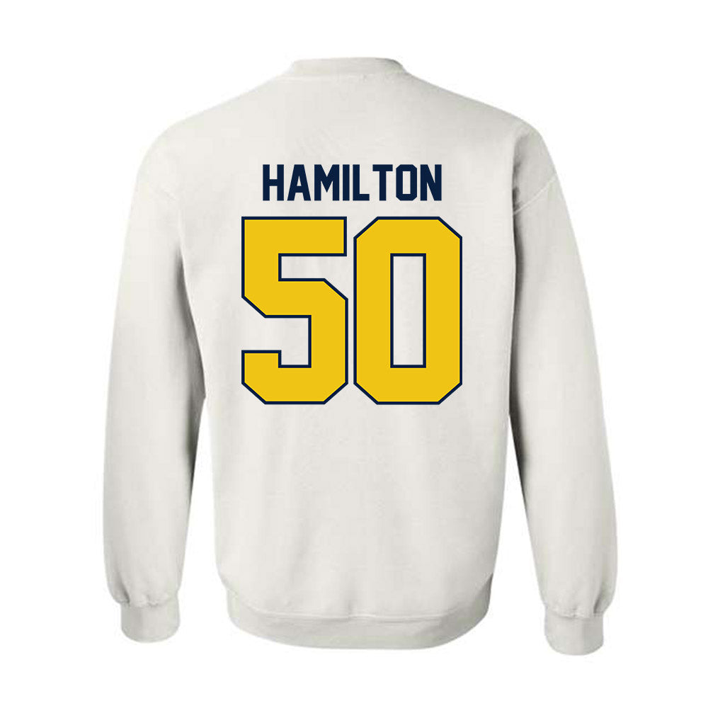 Michigan - NCAA Football : Luke Hamilton - Classic Shersey Crewneck Sweatshirt-1