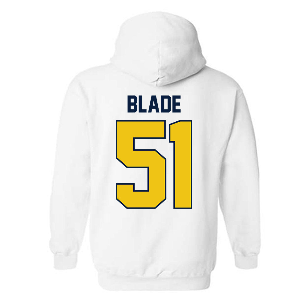 Michigan - NCAA Football : McHale Blade - Classic Shersey Hooded Sweatshirt-2