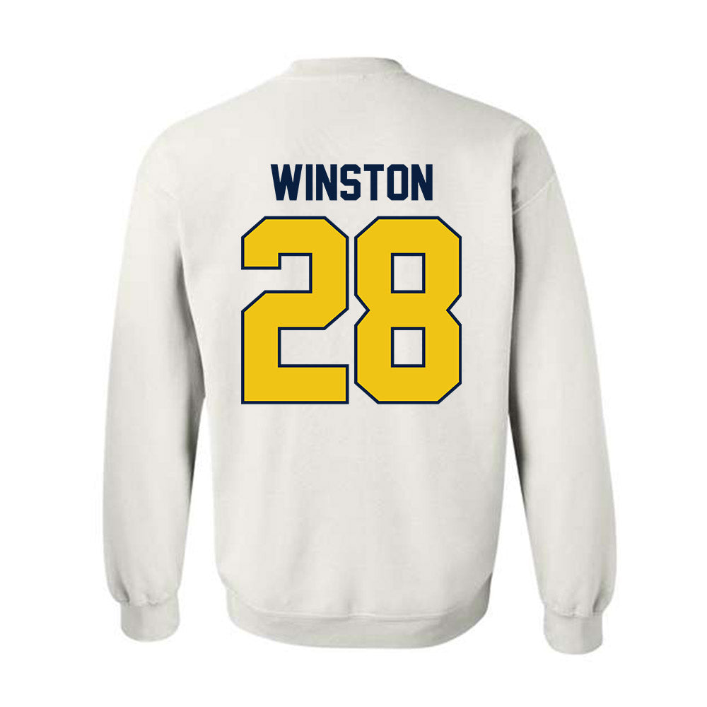 Michigan - NCAA Football : Kainoa Winston - Classic Shersey Crewneck Sweatshirt-2