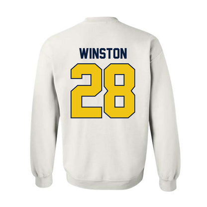 Michigan - NCAA Football : Kainoa Winston - Classic Shersey Crewneck Sweatshirt-2