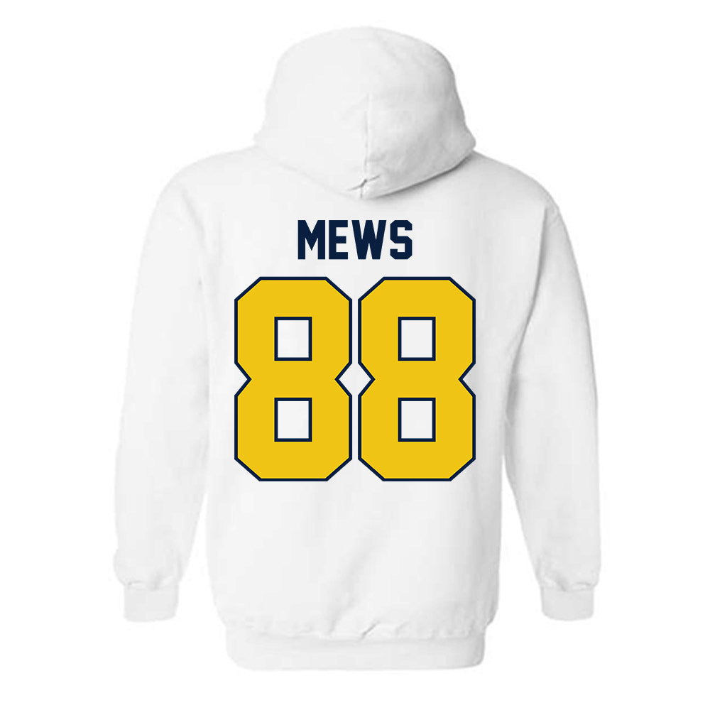 Michigan - NCAA Men's Ice Hockey : Henry Mews - Classic Shersey Hooded Sweatshirt-1