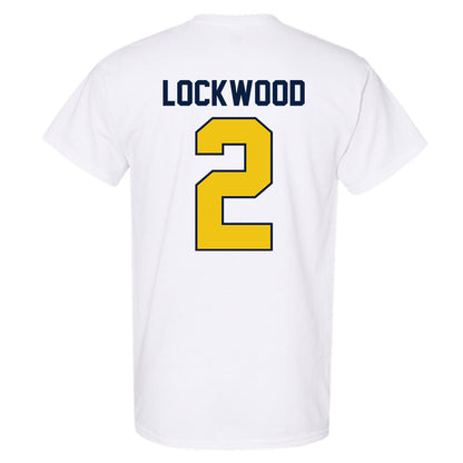 Michigan - NCAA Men's Lacrosse : Bo Lockwood - Classic Shersey T-Shirt-2
