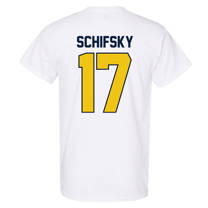 Michigan - NCAA Men's Ice Hockey : Garrett Schifsky - Classic Shersey T-Shirt-1