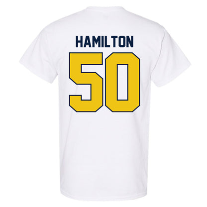 Michigan - NCAA Football : Luke Hamilton - Classic Shersey T-Shirt-1