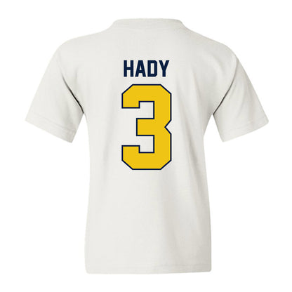 Michigan - NCAA Men's Ice Hockey : Hunter Hady - Classic Shersey Youth T-Shirt-1