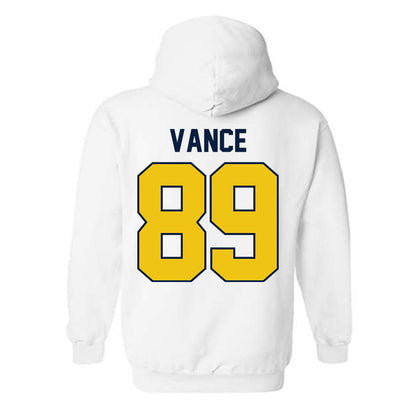 Michigan - NCAA Men's Lacrosse : Mason Vance - Classic Shersey Hooded Sweatshirt-2
