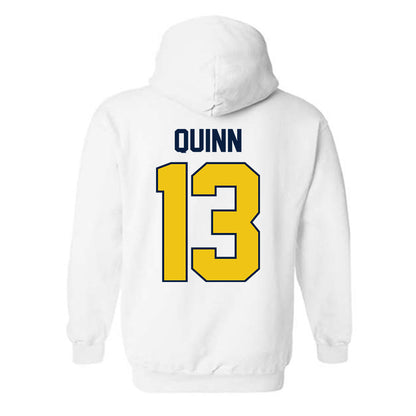 Michigan - NCAA Men's Lacrosse : Crandall Quinn - Classic Shersey Hooded Sweatshirt-2