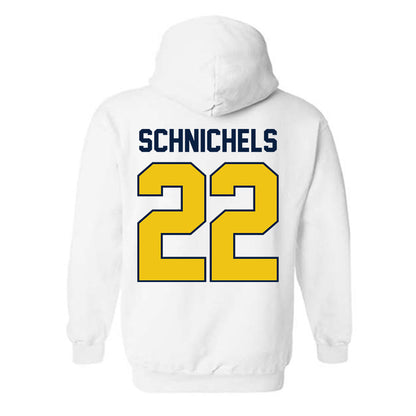 Michigan - NCAA Women's Volleyball : Sydney Schnichels - Classic Shersey Hooded Sweatshirt-1