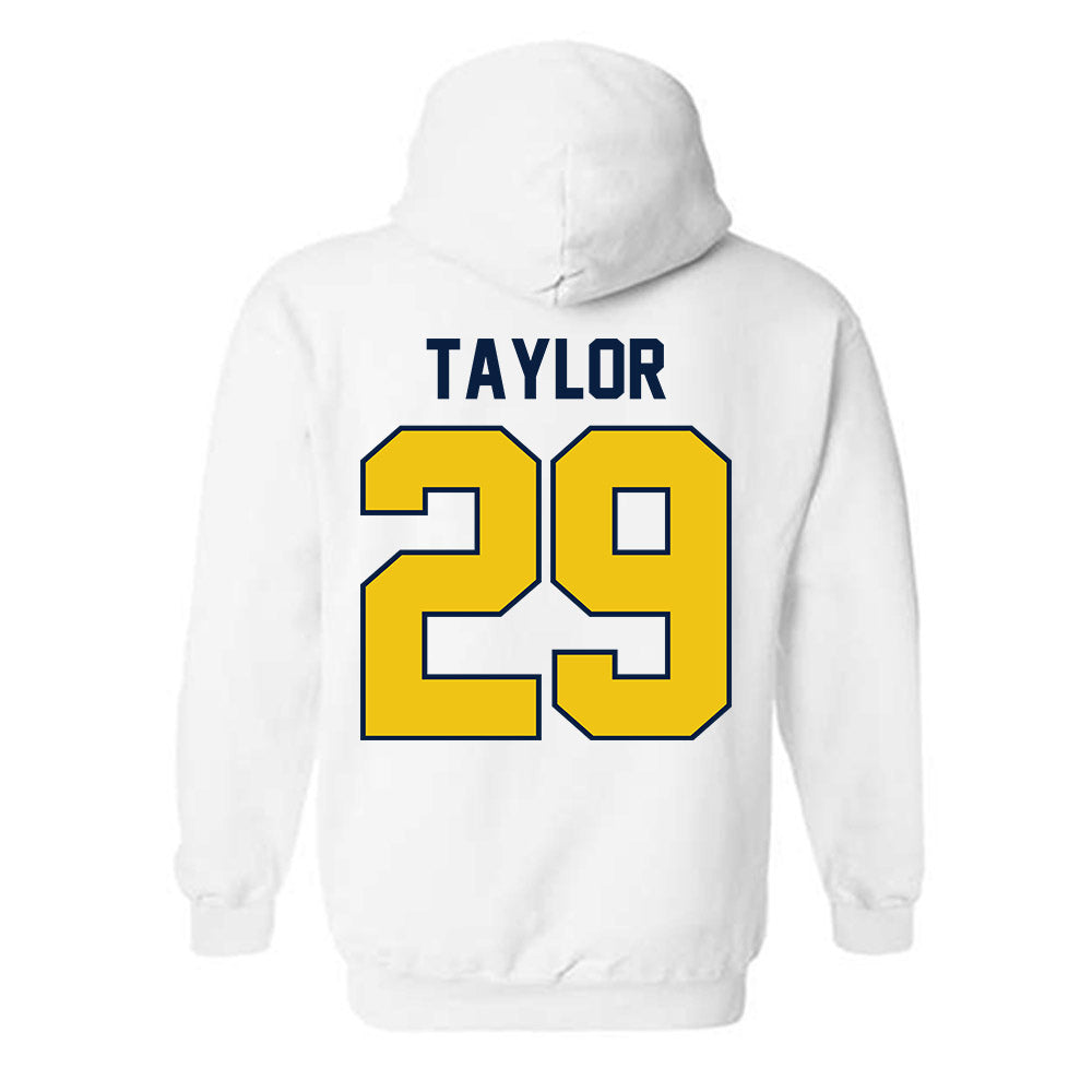 Michigan - NCAA Football : Chase Taylor - Classic Shersey Hooded Sweatshirt-1