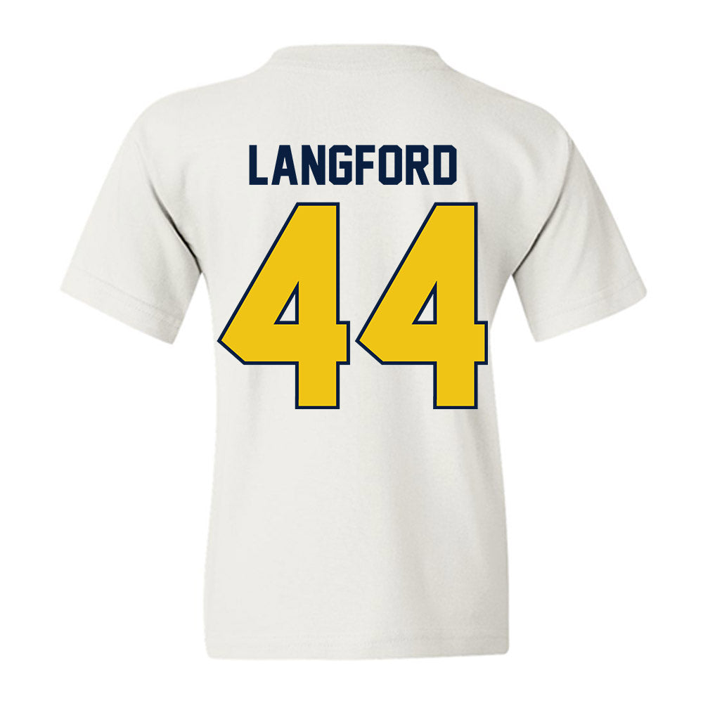 Michigan - NCAA Softball : Indiana Langford - Classic Shersey Youth T-Shirt-2