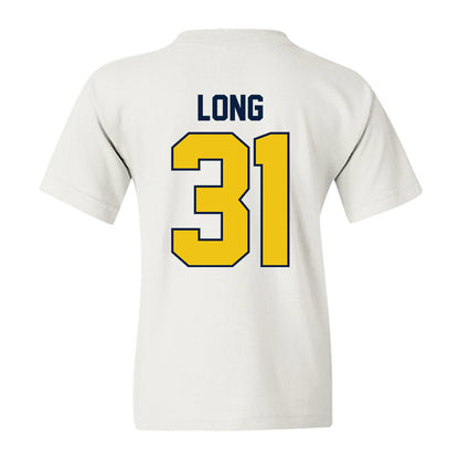 Michigan - NCAA Men's Lacrosse : Jack Long - Classic Shersey Youth T-Shirt-2